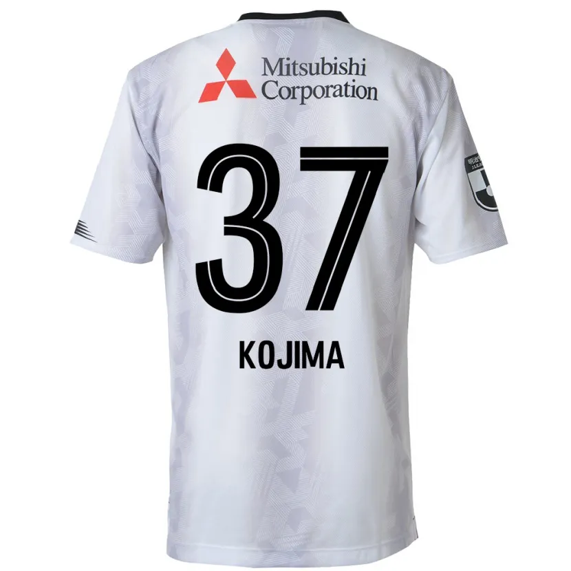 Danxen Kid Satsuki Kojima #37 White Black Away Jersey 2024/25 T-Shirt