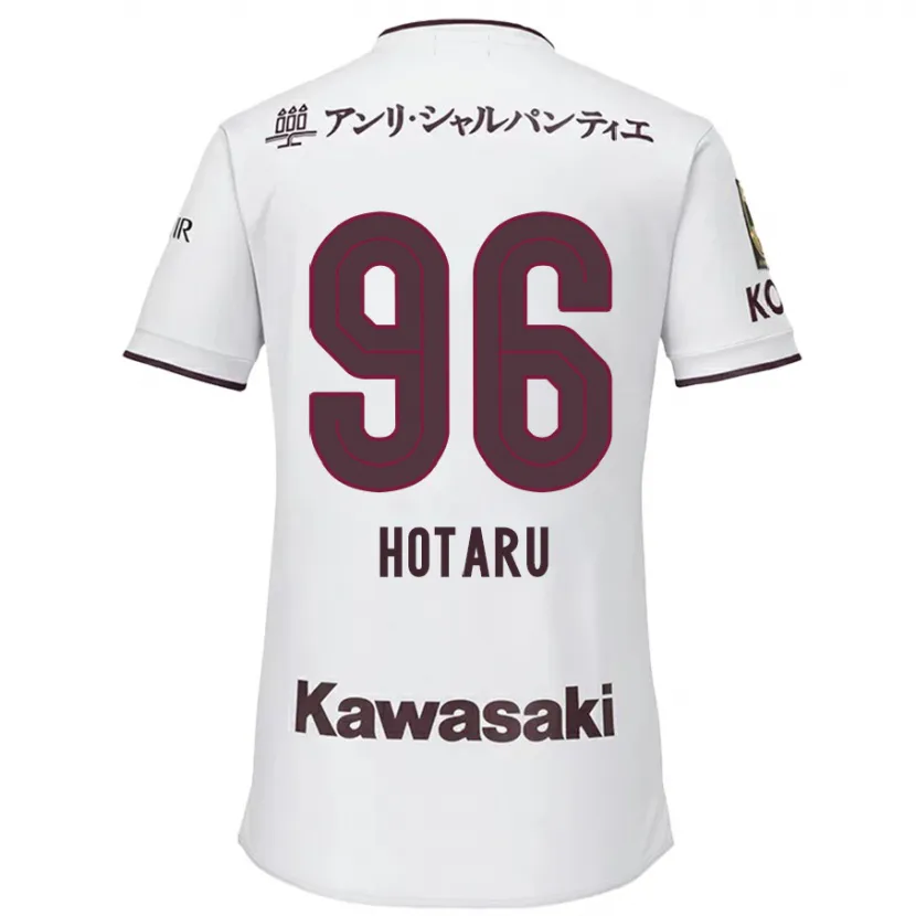 Danxen Kid Hotaru Yamaguchi #96 White Red Away Jersey 2024/25 T-Shirt