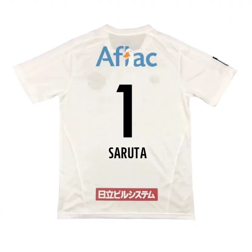 Danxen Kid Haruki Saruta #1 White Black Away Jersey 2024/25 T-Shirt