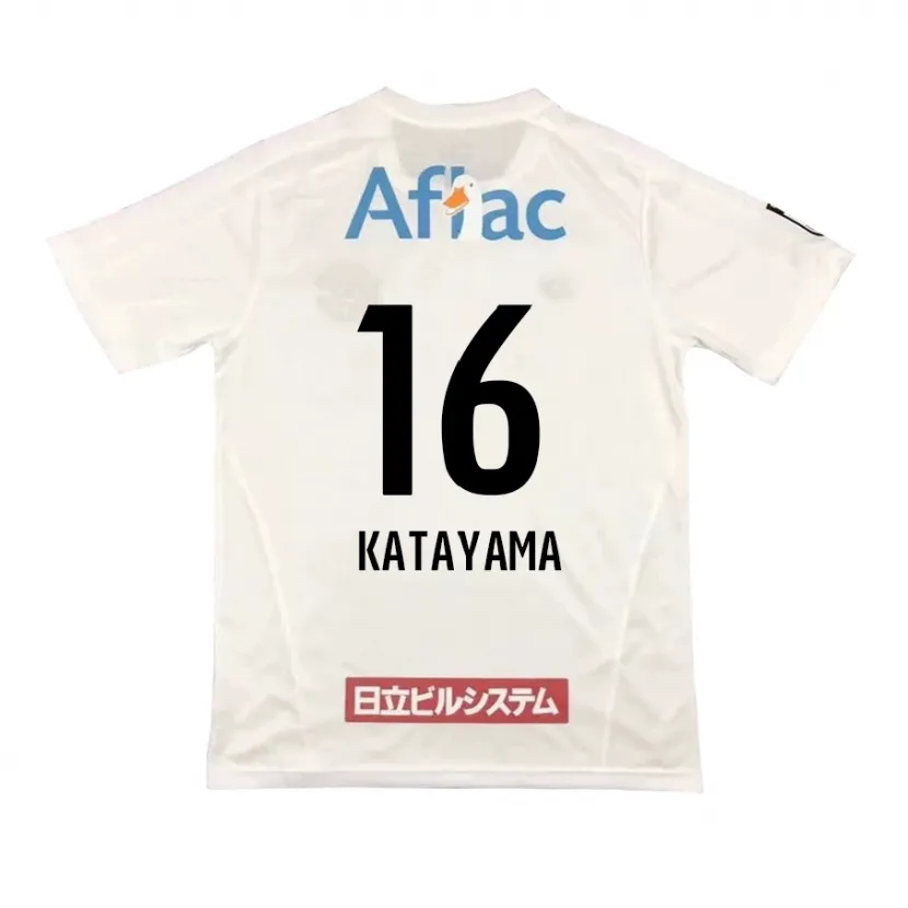 Danxen Kid Eiichi Katayama #16 White Black Away Jersey 2024/25 T-Shirt