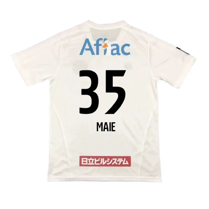 Danxen Kid Hidetaka Maie #35 White Black Away Jersey 2024/25 T-Shirt