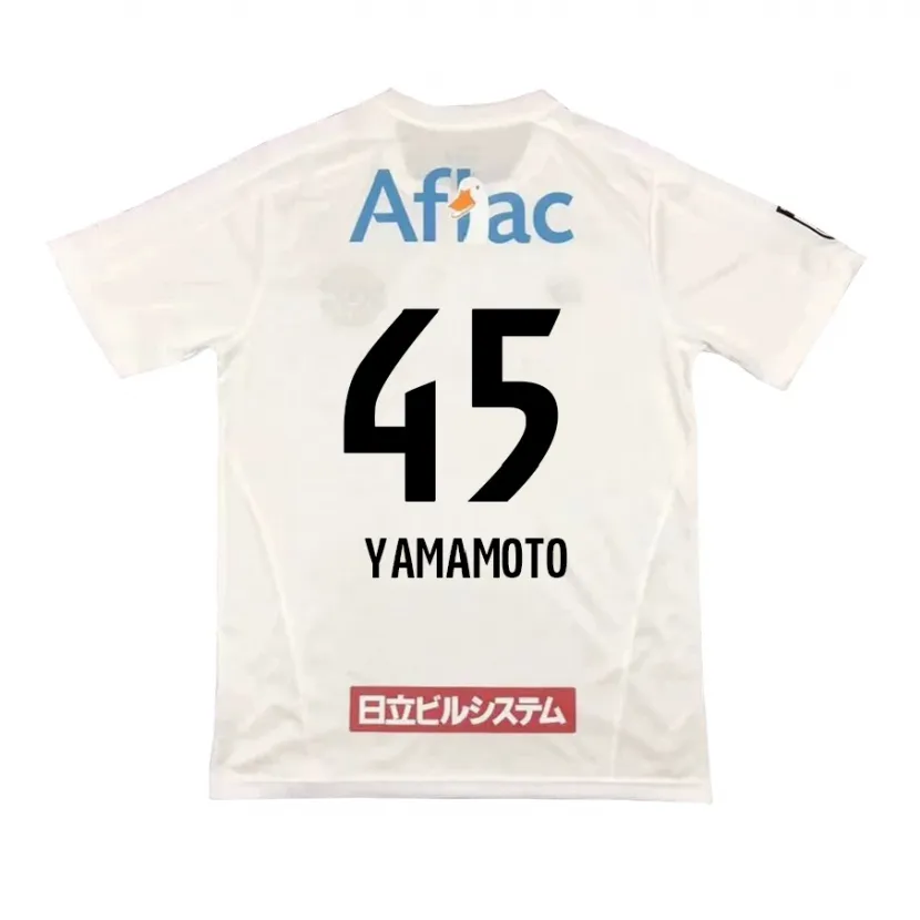 Danxen Kid Ota Yamamoto #45 White Black Away Jersey 2024/25 T-Shirt