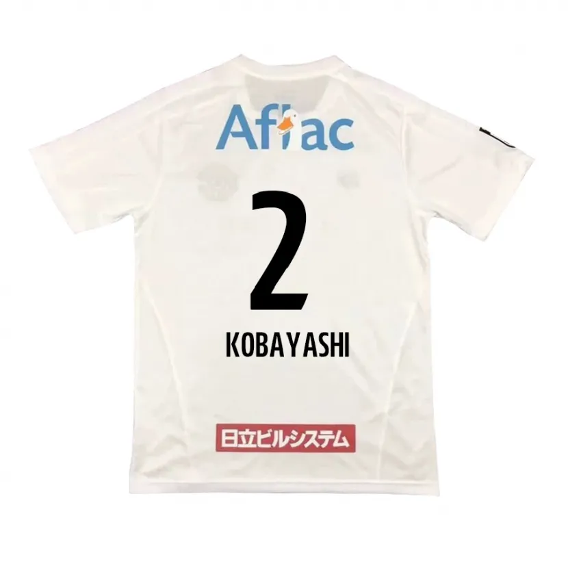 Danxen Kid Kensei Kobayashi #2 White Black Away Jersey 2024/25 T-Shirt