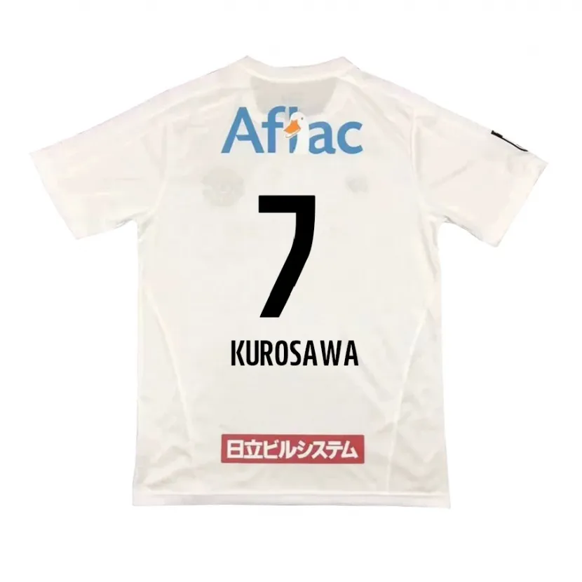 Danxen Kid Shido Kurosawa #7 White Black Away Jersey 2024/25 T-Shirt