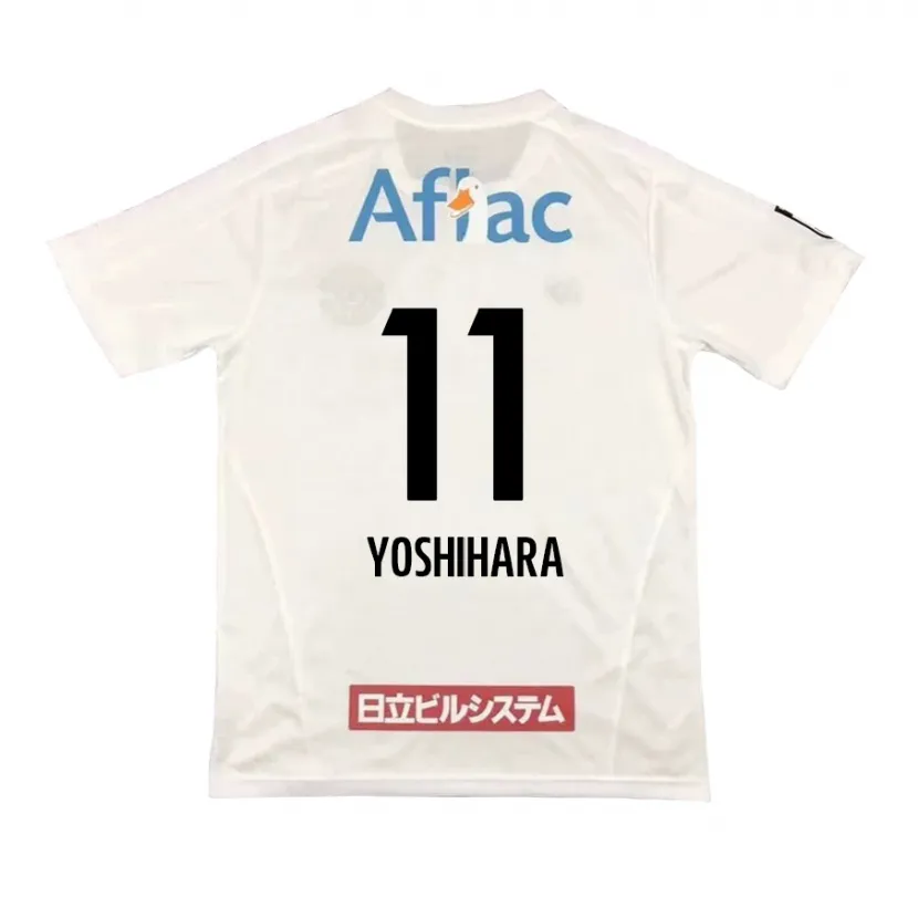 Danxen Kid Futo Yoshihara #11 White Black Away Jersey 2024/25 T-Shirt