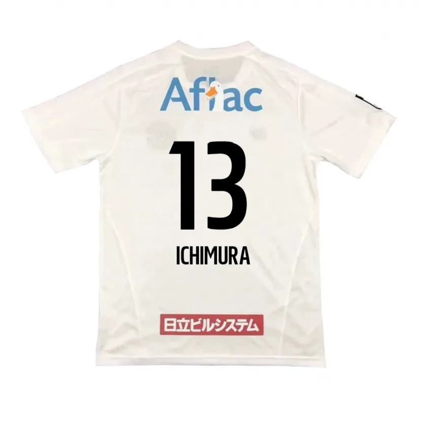 Danxen Kid Ken Ichimura #13 White Black Away Jersey 2024/25 T-Shirt