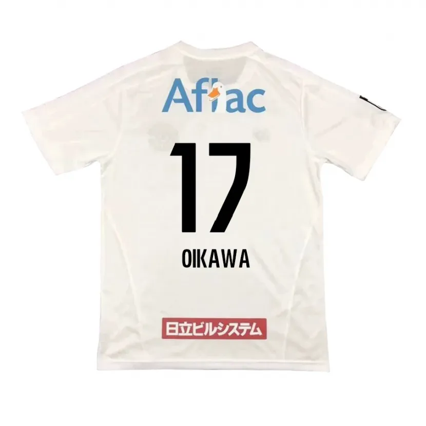 Danxen Kid Koki Oikawa #17 White Black Away Jersey 2024/25 T-Shirt