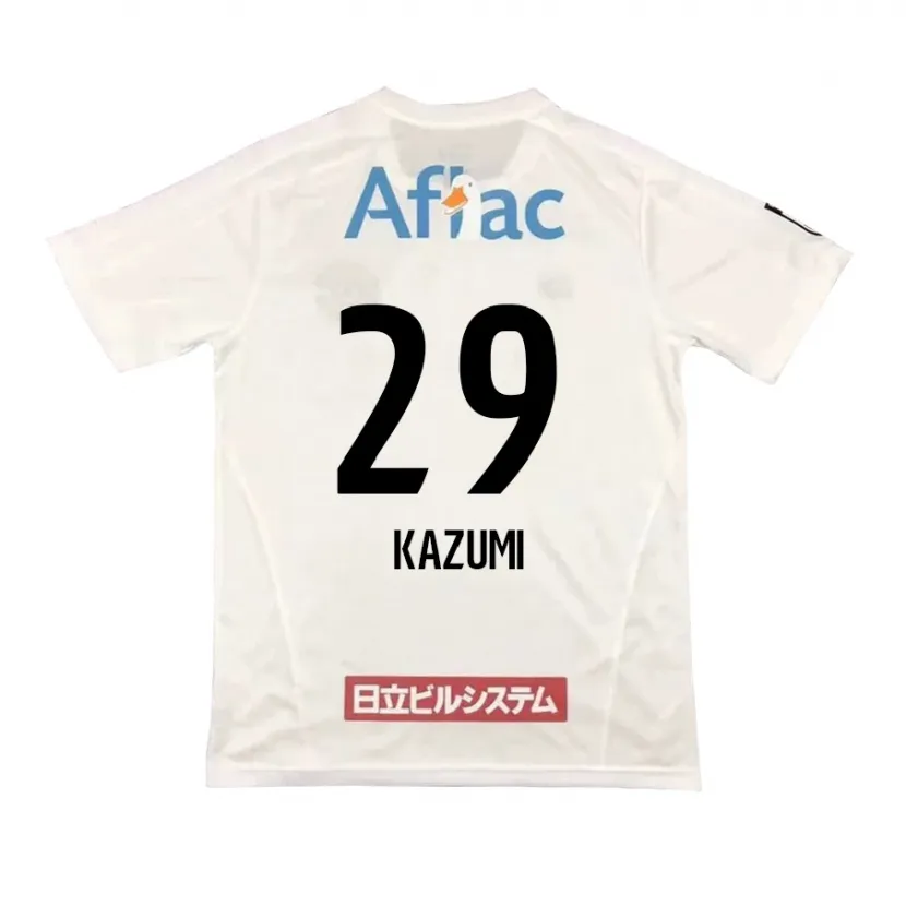 Danxen Kid Takuto Kazumi #29 White Black Away Jersey 2024/25 T-Shirt