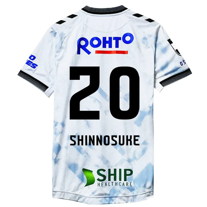 Danxen Kid Shinnosuke Nakatani #20 White Black Away Jersey 2024/25 T-Shirt