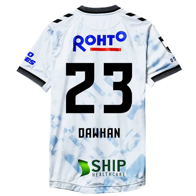 Danxen Kid Dawhan #23 White Black Away Jersey 2024/25 T-Shirt