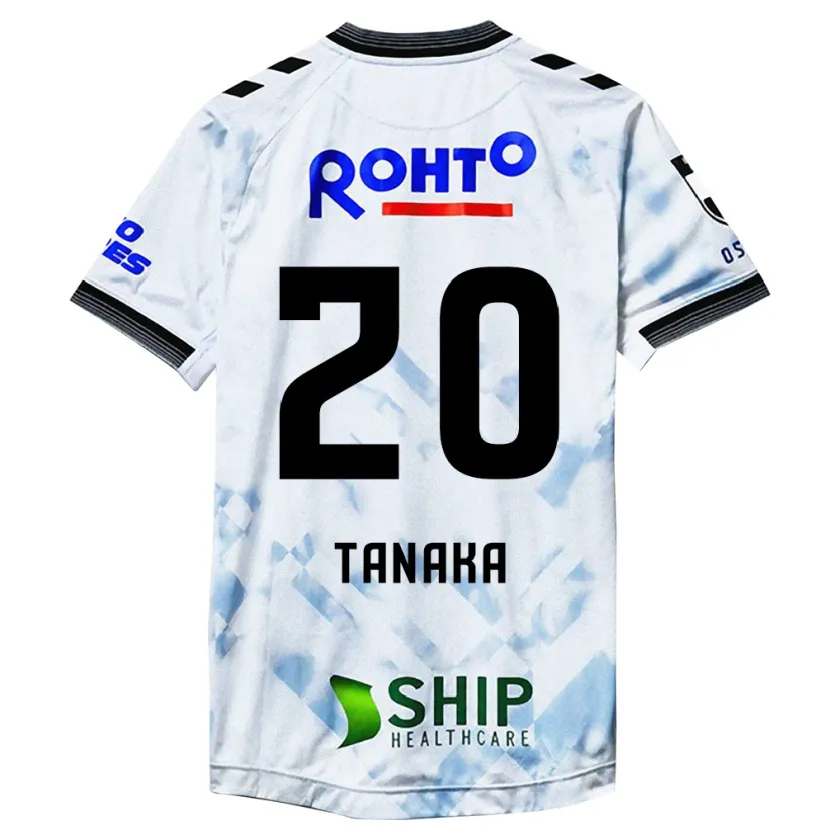 Danxen Kid Hyoga Tanaka #20 White Black Away Jersey 2024/25 T-Shirt