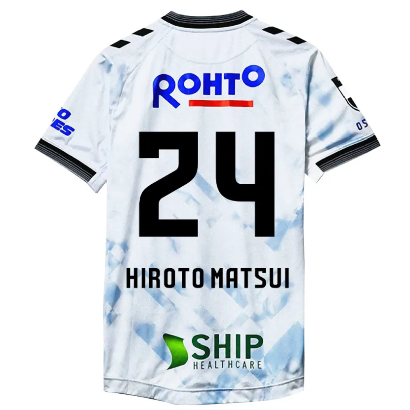 Danxen Kid Elijah Hiroto Matsui #24 White Black Away Jersey 2024/25 T-Shirt