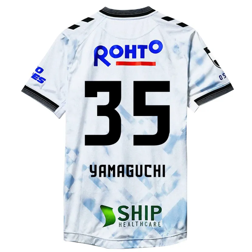 Danxen Kid Haruta Yamaguchi #35 White Black Away Jersey 2024/25 T-Shirt