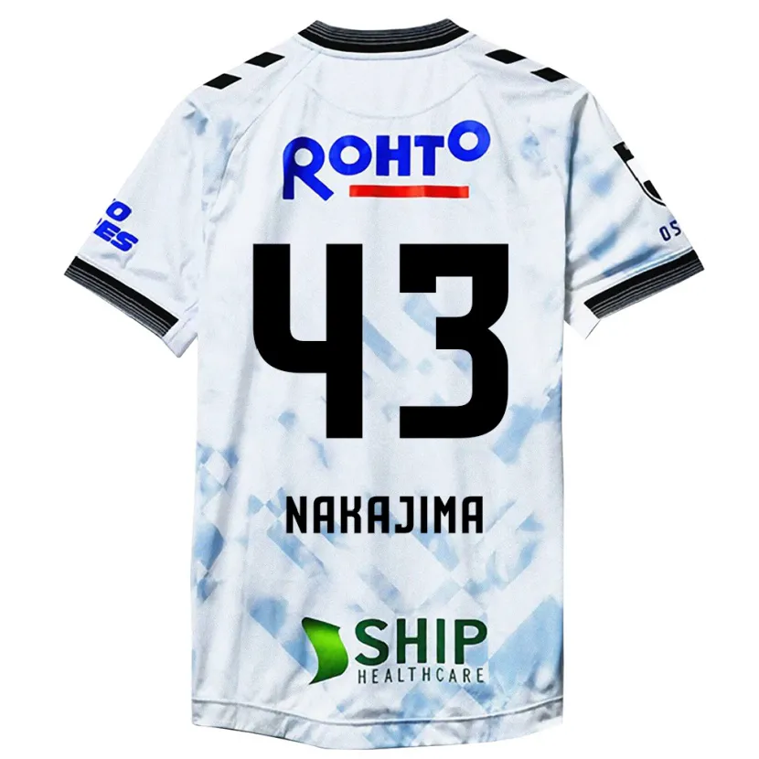 Danxen Kid Yugo Nakajima #43 White Black Away Jersey 2024/25 T-Shirt