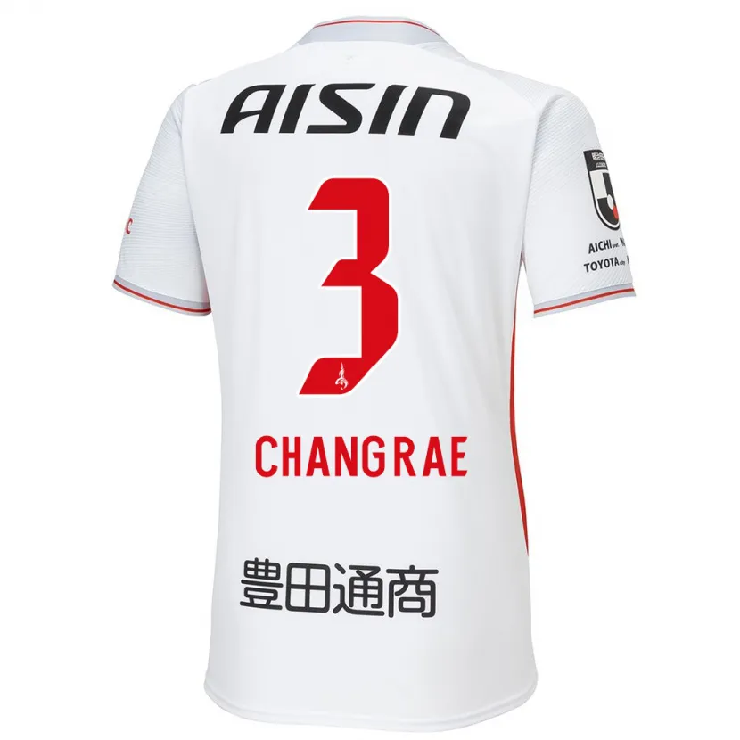 Danxen Kid Chang-Rae Ha #3 White Yellow Red Away Jersey 2024/25 T-Shirt