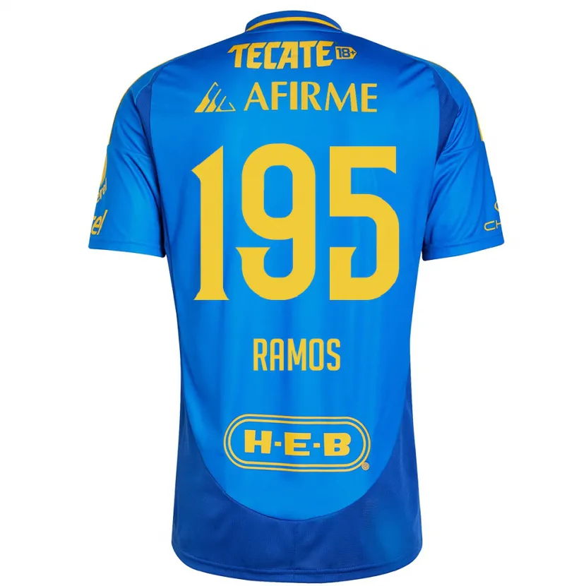 Danxen Kid Rodrigo Ramos #195 Blue Yellow Away Jersey 2024/25 T-Shirt