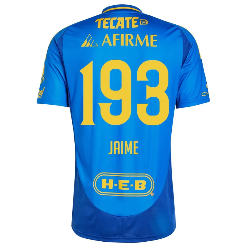 Danxen Kid Kenneth Jaime #193 Blue Yellow Away Jersey 2024/25 T-Shirt