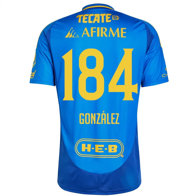 Danxen Kid Erick González #184 Blue Yellow Away Jersey 2024/25 T-Shirt