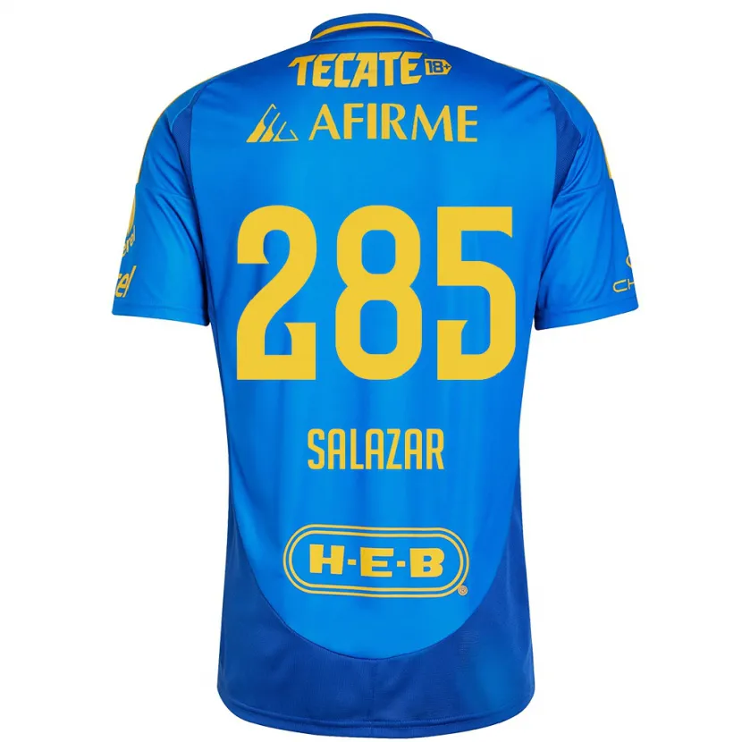 Danxen Kid Bryan Salazar #285 Blue Yellow Away Jersey 2024/25 T-Shirt