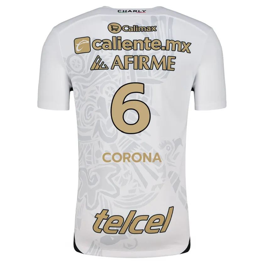 Danxen Kid Joe Corona #6 White Black Away Jersey 2024/25 T-Shirt