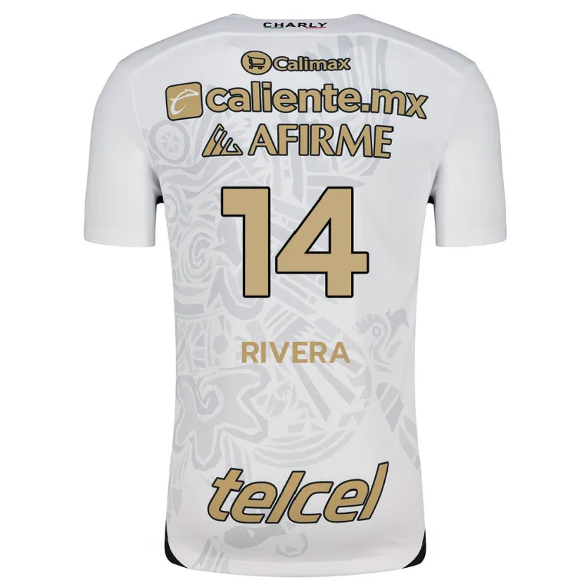 Danxen Kid Christian Rivera #14 White Black Away Jersey 2024/25 T-Shirt