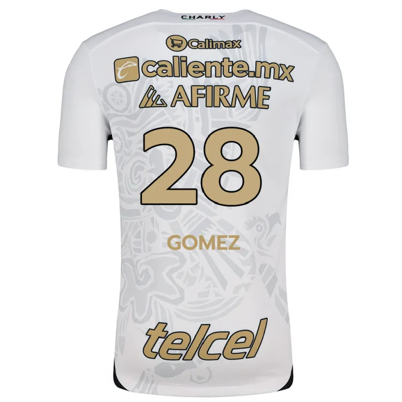 Danxen Kid Alejandro Gómez #28 White Black Away Jersey 2024/25 T-Shirt