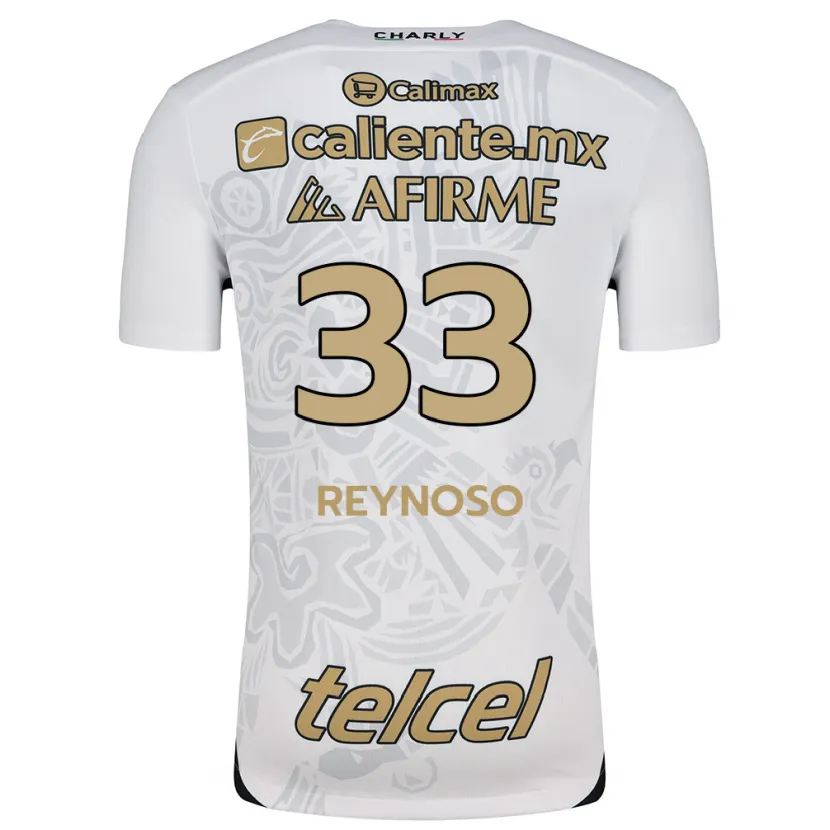 Danxen Kid Emanuel Reynoso #33 White Black Away Jersey 2024/25 T-Shirt