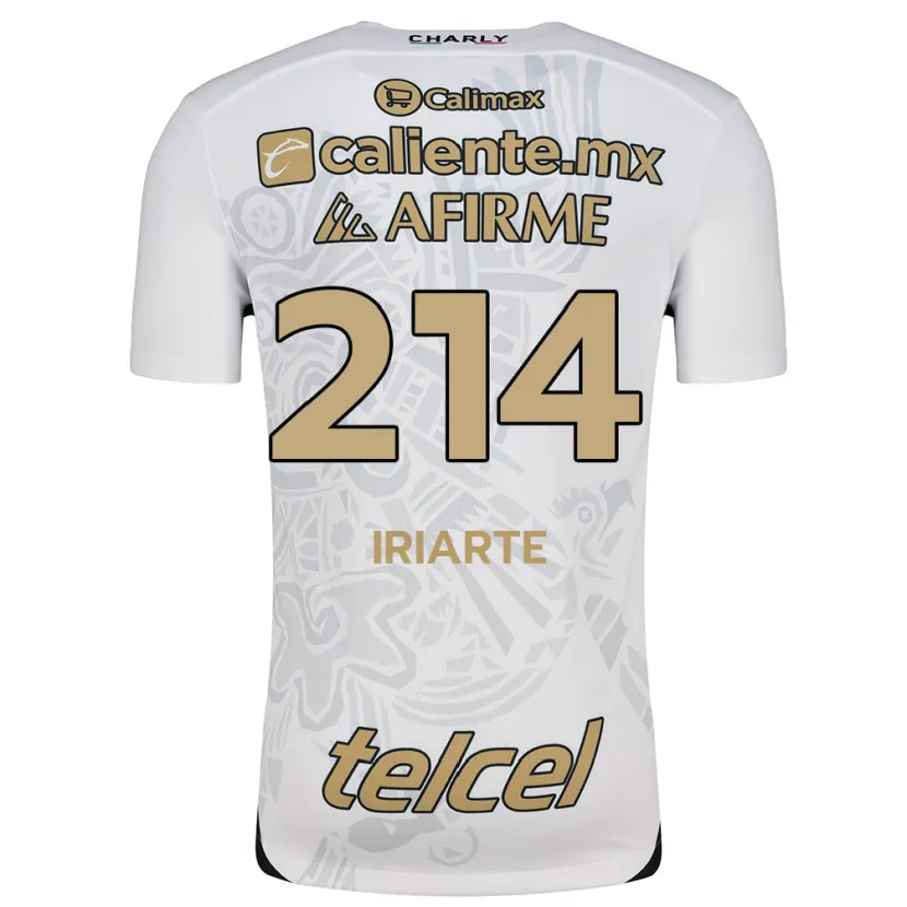 Danxen Kid Oliver Iriarte #214 White Black Away Jersey 2024/25 T-Shirt