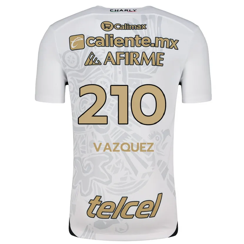 Danxen Kid Daniel Vázquez #210 White Black Away Jersey 2024/25 T-Shirt