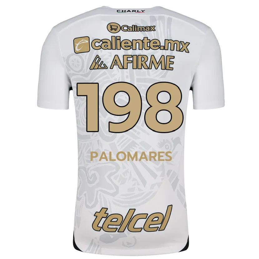 Danxen Kid Ramón Palomares #198 White Black Away Jersey 2024/25 T-Shirt