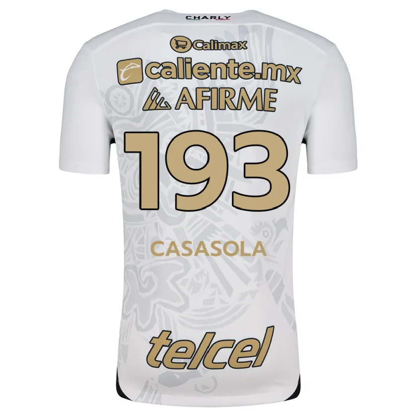 Danxen Kid Axel Casasola #193 White Black Away Jersey 2024/25 T-Shirt