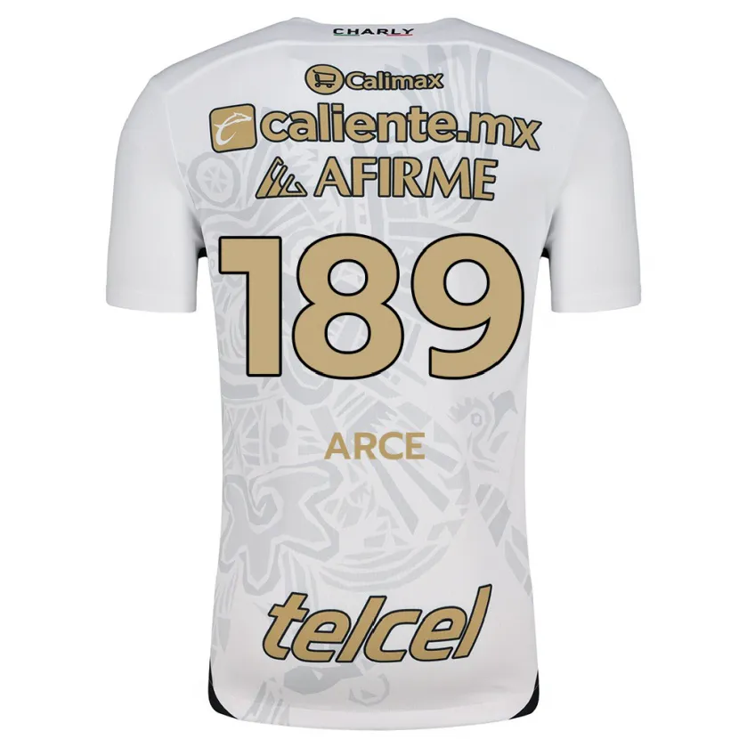 Danxen Kid Diego Arce #189 White Black Away Jersey 2024/25 T-Shirt