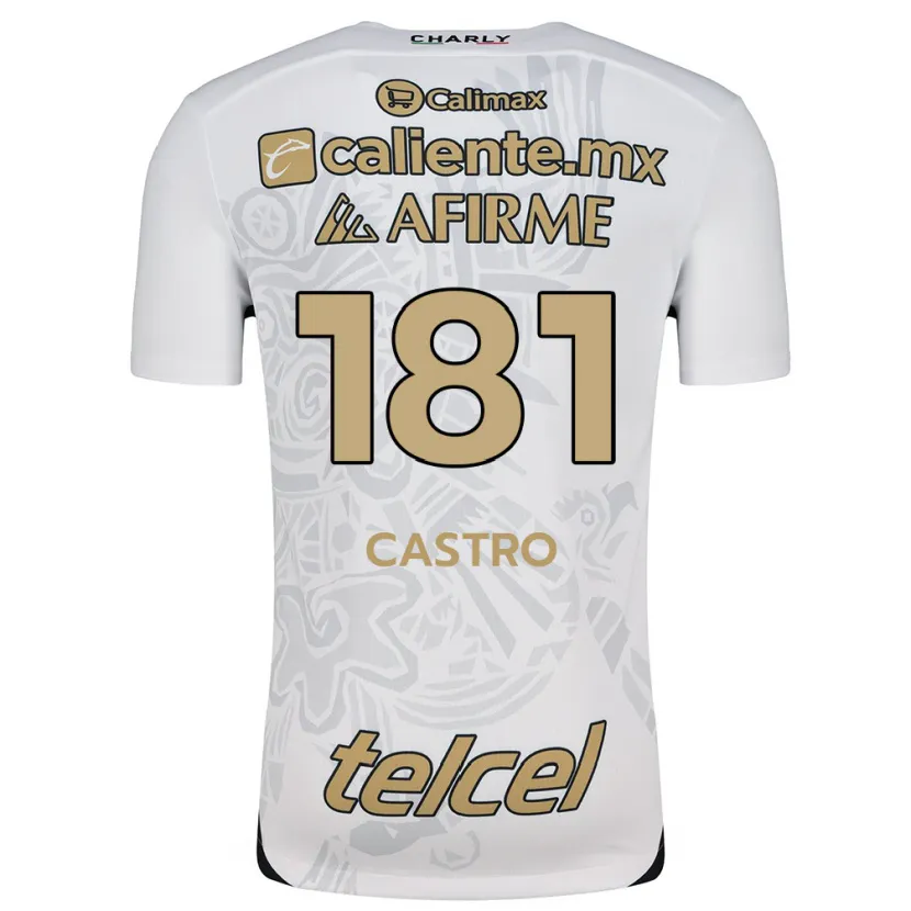 Danxen Kid José Castro #181 White Black Away Jersey 2024/25 T-Shirt