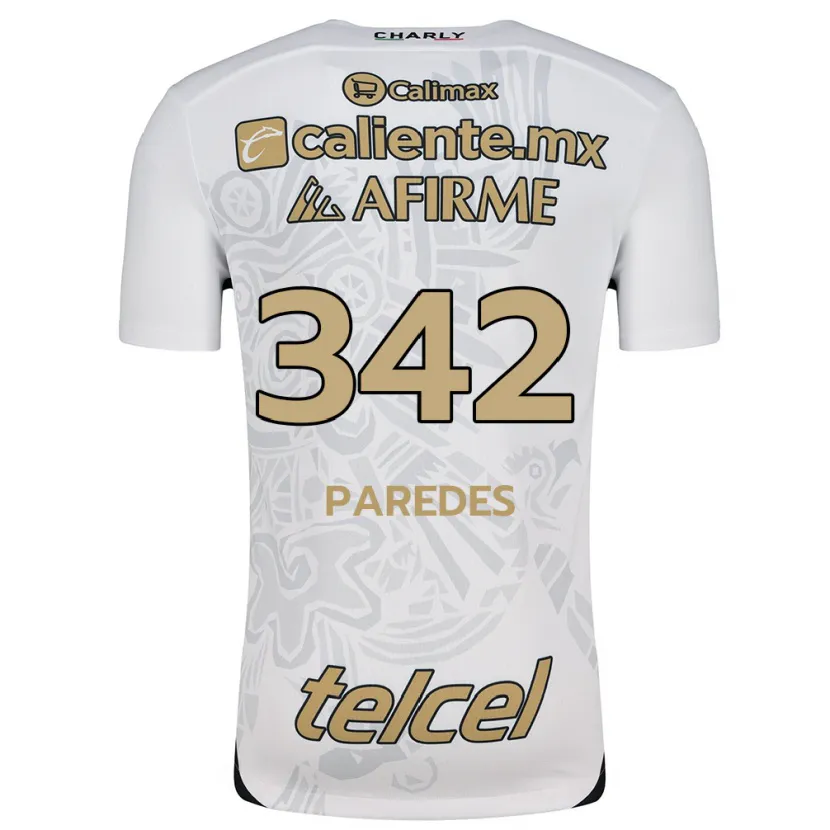 Danxen Kid Santiago Paredes #342 White Black Away Jersey 2024/25 T-Shirt