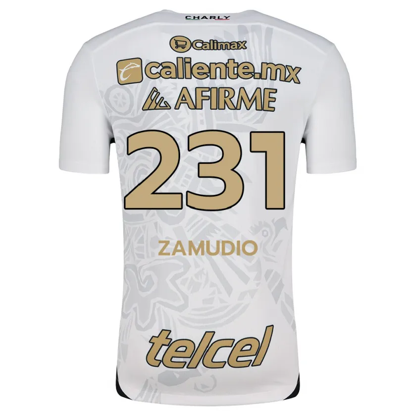 Danxen Kid Irwin Zamudio #231 White Black Away Jersey 2024/25 T-Shirt