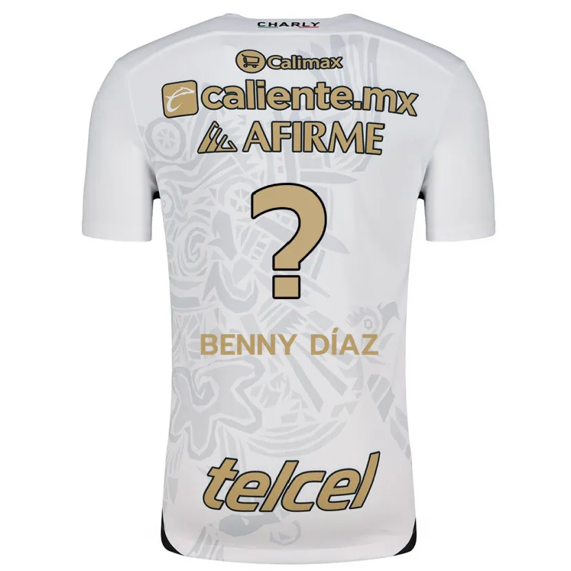 Danxen Kid Benny Díaz #0 White Black Away Jersey 2024/25 T-Shirt