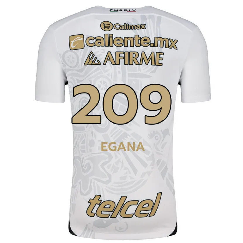 Danxen Kid Arath Egaña #209 White Black Away Jersey 2024/25 T-Shirt