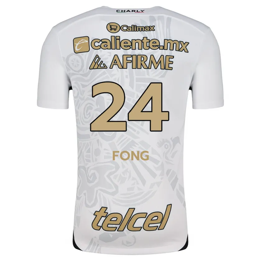 Danxen Kid Michel Fong #24 White Black Away Jersey 2024/25 T-Shirt