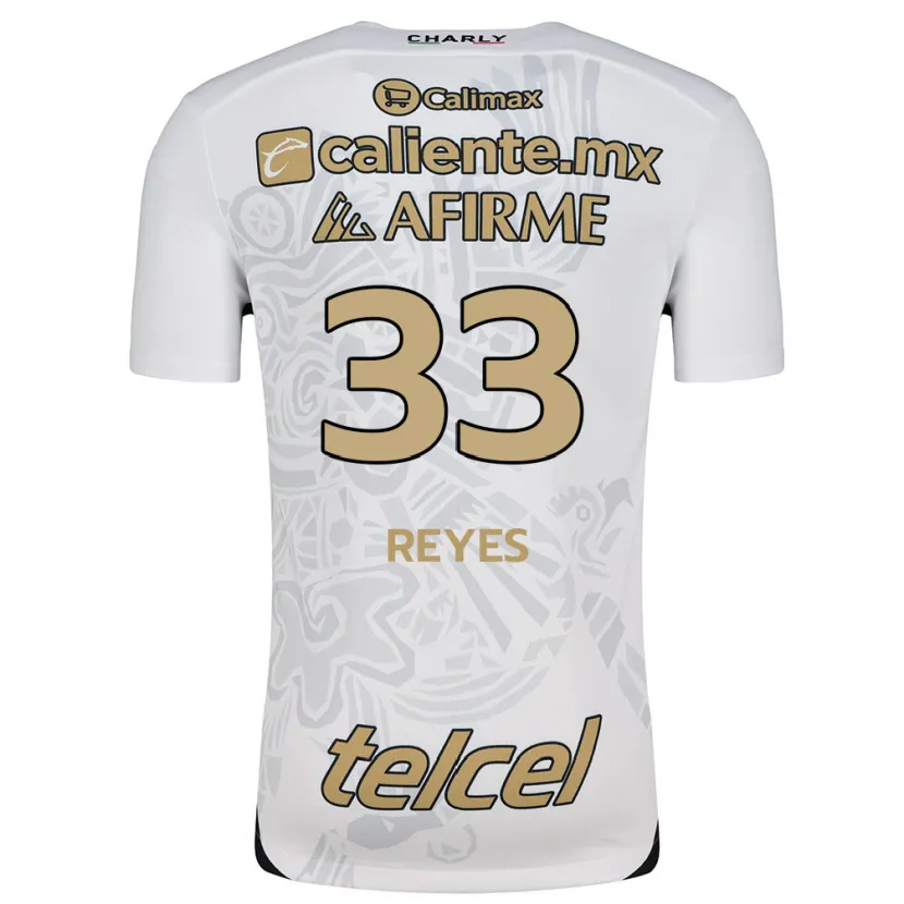 Danxen Kid Jazmín Reyes #33 White Black Away Jersey 2024/25 T-Shirt