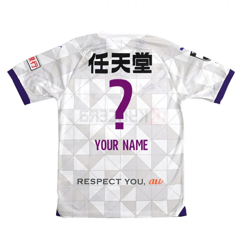 Danxen Kid Your Name #0 White Purple Away Jersey 2024/25 T-Shirt