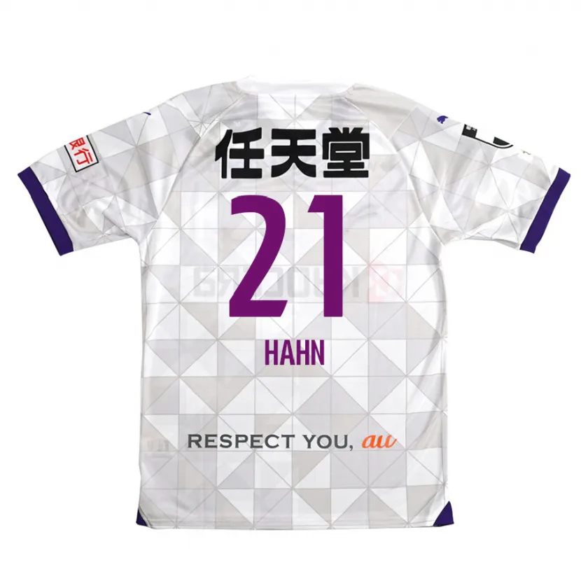 Danxen Kid Warner Hahn #21 White Purple Away Jersey 2024/25 T-Shirt