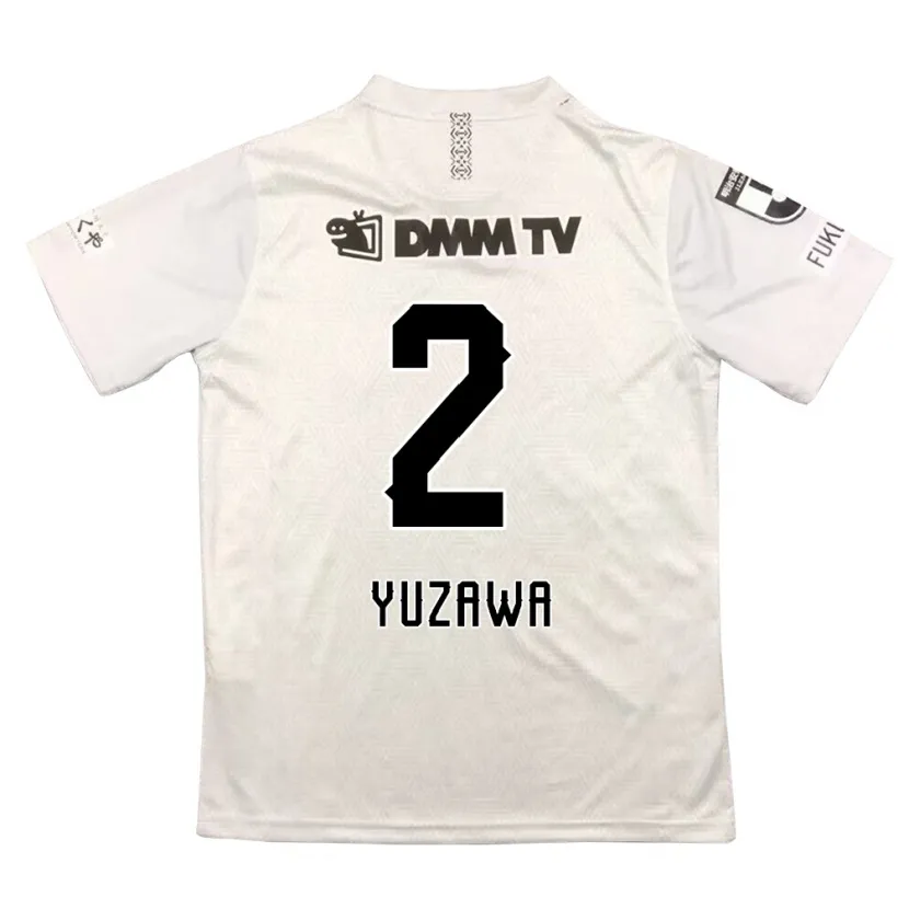 Danxen Kid Masato Yuzawa #2 Gray Black Away Jersey 2024/25 T-Shirt