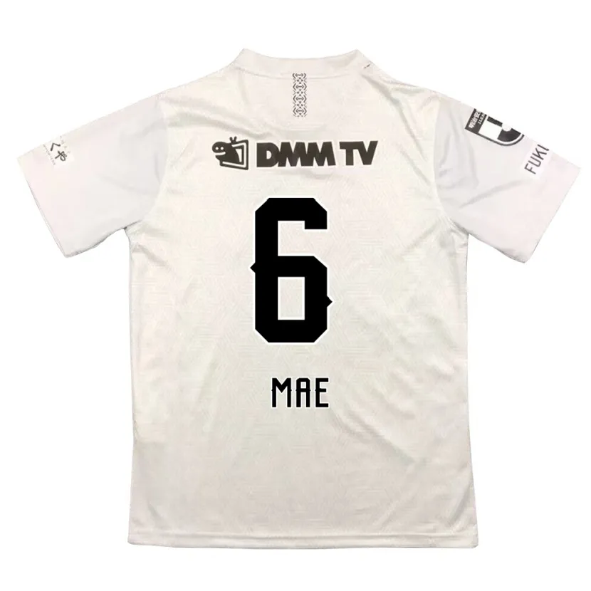 Danxen Kid Hiroyuki Mae #6 Gray Black Away Jersey 2024/25 T-Shirt