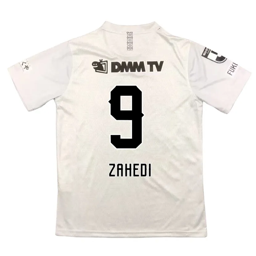 Danxen Kid Shahab Zahedi #9 Gray Black Away Jersey 2024/25 T-Shirt