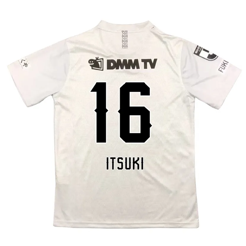 Danxen Kid Itsuki Oda #16 Gray Black Away Jersey 2024/25 T-Shirt