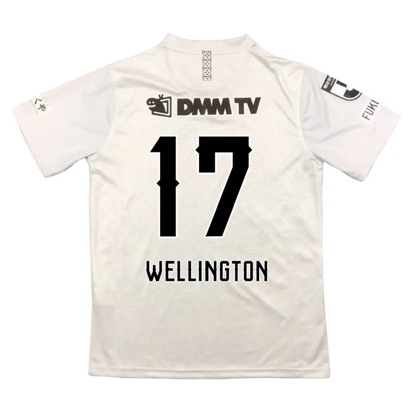 Danxen Kid Wellington #17 Gray Black Away Jersey 2024/25 T-Shirt