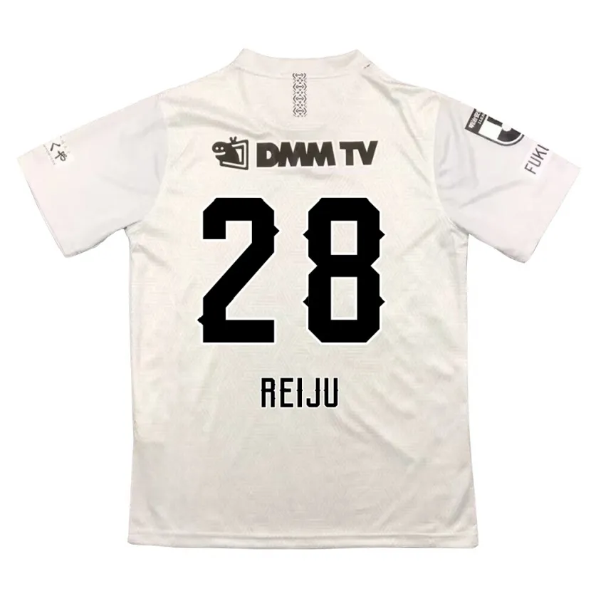 Danxen Kid Reiju Tsuruno #28 Gray Black Away Jersey 2024/25 T-Shirt