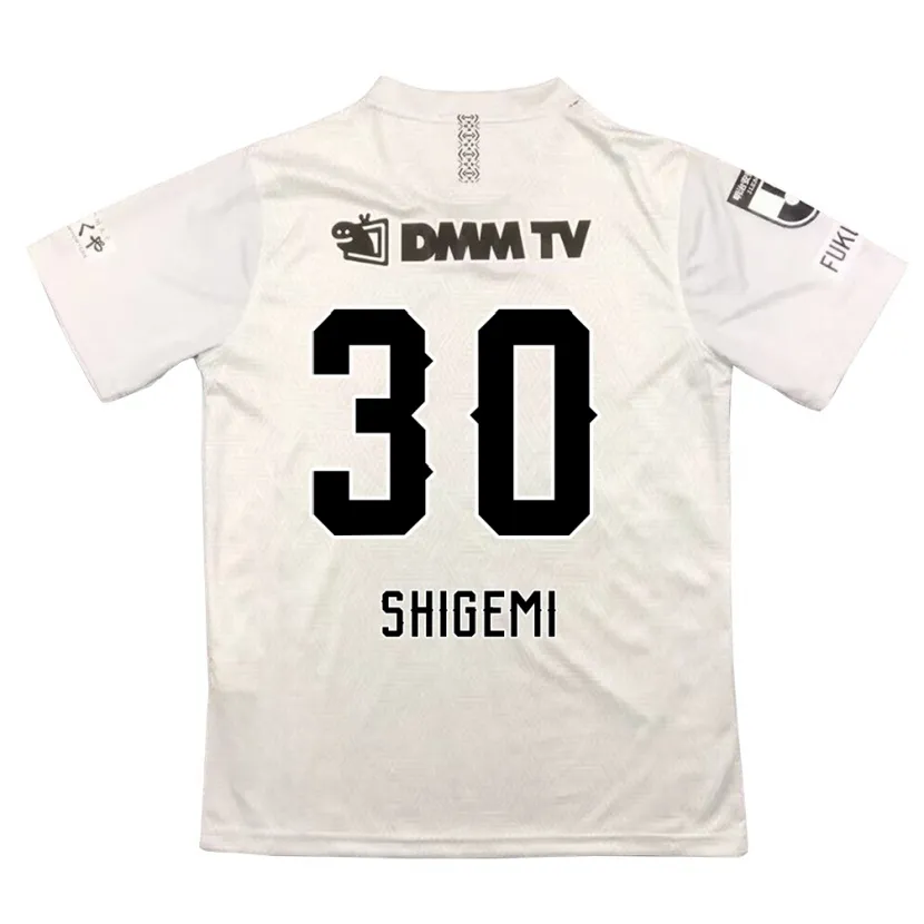 Danxen Kid Masato Shigemi #30 Gray Black Away Jersey 2024/25 T-Shirt