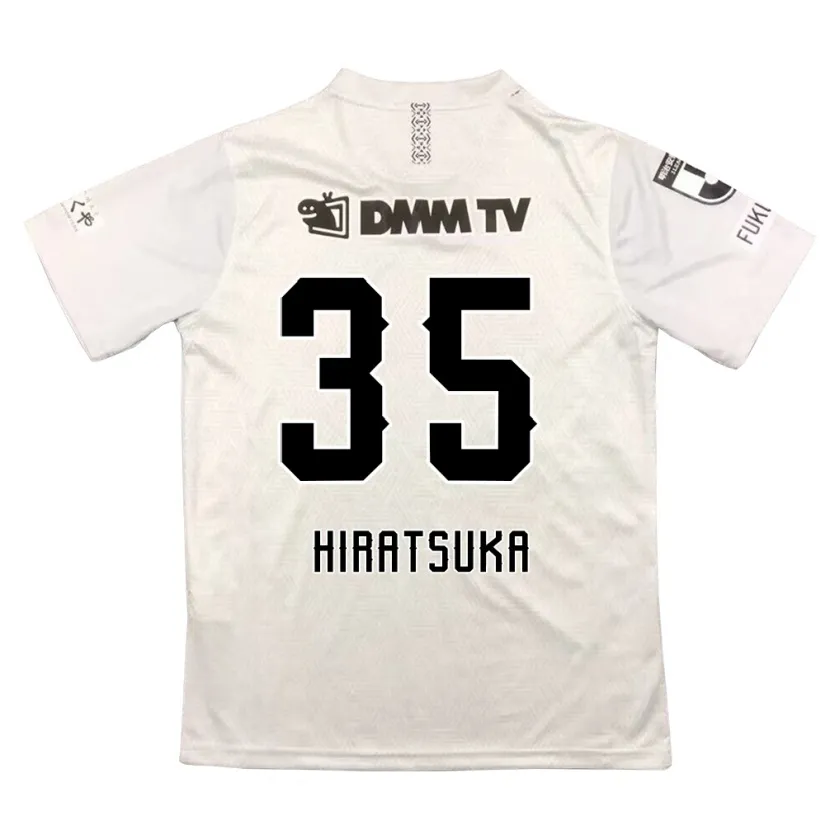 Danxen Kid Yuto Hiratsuka #35 Gray Black Away Jersey 2024/25 T-Shirt