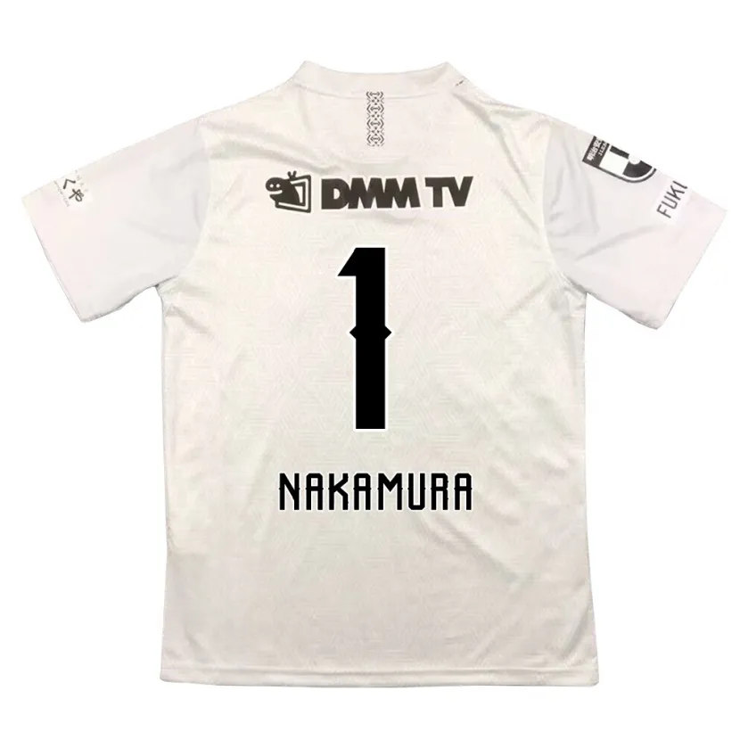 Danxen Kid Seigo Nakamura #1 Gray Black Away Jersey 2024/25 T-Shirt